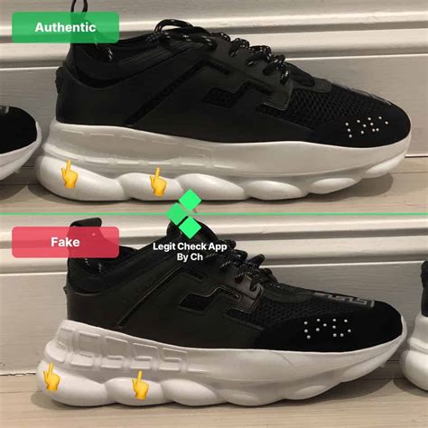 versace chain reaction real vs fake|authentic versace chain reaction sneakers.